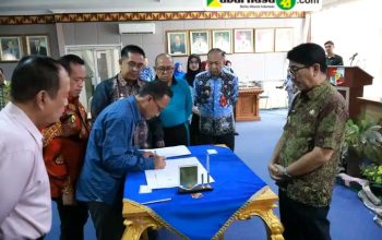 Revitalisasi Pasar Dekon Pemkab Lampung Utara Tandatangani Kesepakatan Bersama Dengan PT. Lingga Teknis Utama Revitalisasi Pasar Dekon Pemkab Lampung Utara Tandatangani Kesepakatan Bersama Dengan PT. Lingga Teknis Utama