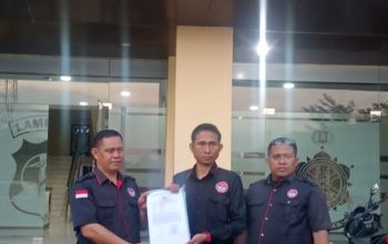 Dugaan Penyalahgunaan  UU ITE, Tiga Wartawan Melaporkan  Tengku  Wahyu  Yang Mengaku Pengacara  Bupati Lampung Barat  Ke Polda Lampung