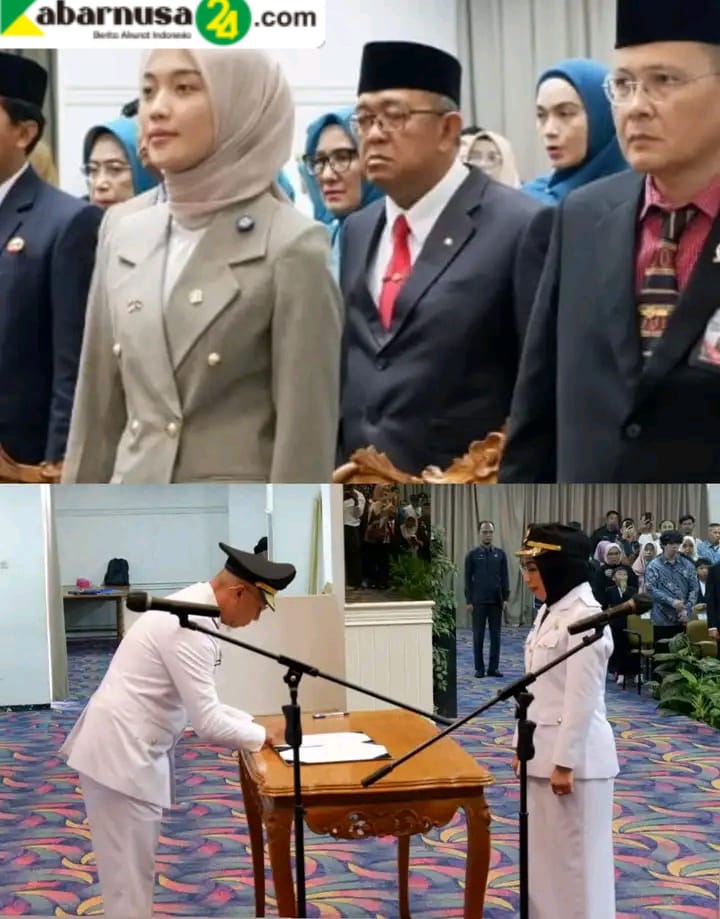 Sekda Mewakili Bupati Lampung Utara Drs ▪︎ Lekok. M.M.. Hadiri Pelantikan Bupati Waykanan Dan Penyerahan SK TP- pKK Di Balai Keratun