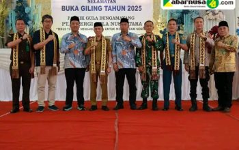 Wakil Bupati Lampung Utara  Hadiri Selamatan  Buka Giling  Dàn Prosesi Tebu  Manten Di PG Bunga mayang