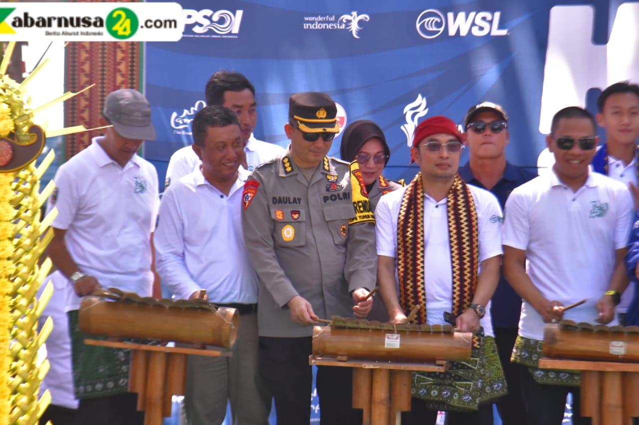 World Surfing League (WSL) Krui Pro 2025 Resmi Di Buka, Polda Lampung Siap Mengamankan