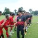 Bupati Dan Wakil Bupati  Berserta  Forkopimda  Main Bola Bersama PSSI Lampung Utara