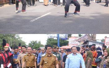 Pawai Budaya Dan Lomba Kendaraan Hias Mengema Hebat   Ribuan Warga Tumpah Ruah  Memenuhi Jalan  Raya