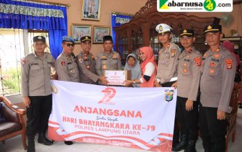 Hari Bhayangkara ke-79, Polres Lampung Utara  Gelar Anjangsana  Ke Purnawirawan  Dan Warakauri