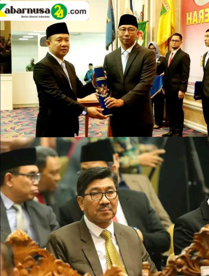 Bupati Lampung Utara Hadiri Pelantikan Dr . Marìndo Kurniawan Sebagai Sekretaris Daerah Provinsi Lampung
