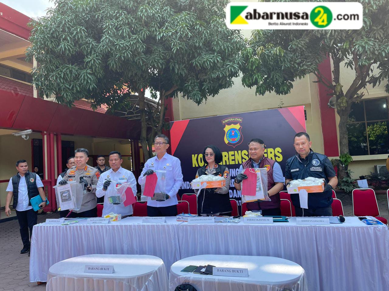 130 Kasus TPPO Terungkap, Bareskrim Polri Tegaskan Komitmen Lindungi Lindungi PMI Lewat Konferensi Pers Di Polda Sumut