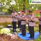 Ziarah Penuh Haru, Polres Lampung Kenang Briptu Ghalib Yang Gugur Dalam Pengerebakan Judi Sabung Ayam
