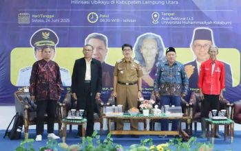 Bupati Lampung Utara Hadiri  Seminar Dan FGD Hilirisasi Ubi Kayu Di Universitas Muhammadiyah  Kotabumi  Dari Potensi  Lokal Menjadi Nilai Tambah  Eķonomi