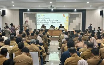 Bupati Lampung Utara  Pimpin Rapat  Koordinasi  Optimalisasi  Pajak  Pusat Dan Daerah