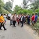 Bupati Karo Tinjau Lokasi Longsor Di Desa Mbetung, Polsek Juhar Laksanakan Pengamanan
