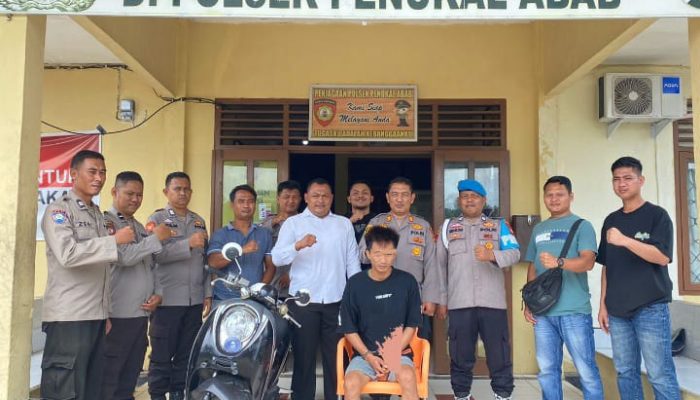Polsek Penukal Abab Ungkap Kasus Penipuan dan Penggelapan Sepeda Motor, Pelaku Ditangkap di Palembang