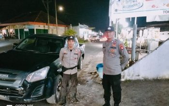 Polsek Tanah Abang Menggelar Apel Malam Yang dilanjutkan Dengan Patroli Rutin
