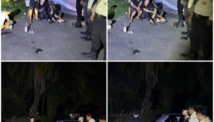 Polisi Bubarkan Sekelompok Remaja Mabuk Miras Di Komperta