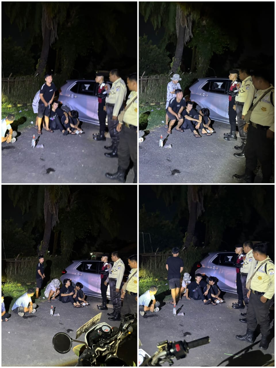 Polisi Bubarkan Sekelompok Remaja Mabuk Miras Di Komperta
