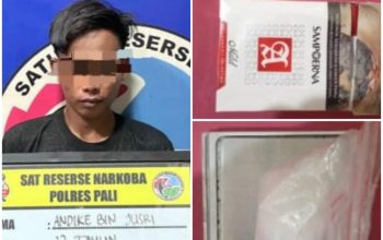 Satres Narkoba Polres PALI Gagalkan Peredaran Sabu Seberat 9,76 Gram