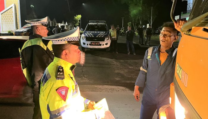 Tajamkan Pengawasan Malam Hari, Polres PALI Gelar KRYD Skala Besar, 57 Personel Dikerahkan