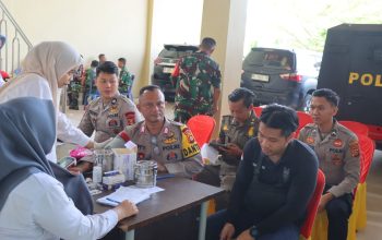Donor Darah dan Layanan Kesehatan Gratis Warnai HUT Bhayangkara ke-79 di PALI “POLRI Bersama Rakyat