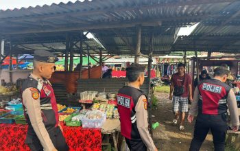 Patroli Perintis Presisi Sat Samapta Polres PALI Sasar Kalangan Simpang Raja, Tegaskan Kehadiran Polisi Jaga Keamanan Masyarakat