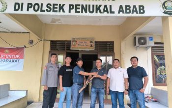 Kesadaran Hukum Meningkat,Warga Serahkan Dua Pucuk Senpi Rakitan ke Polsek Penukal Abab dalam Rangka Ops Senpi Musi 2025