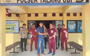 Warga Serahkan Senpi Laras Panjang Jenis Kecepek ke Polsek Talang Ubi