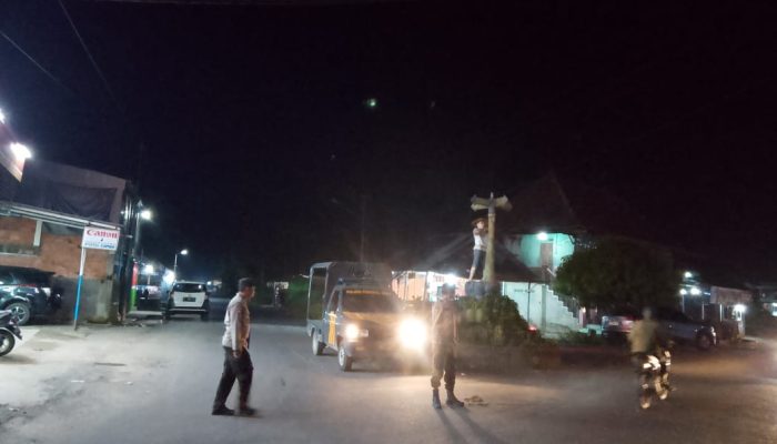 Patroli Malam Polsek Penukal Abab Pastikan Wilayah Aman, Cek Ketat Jalur Strategis dan Fasilitas Umum
