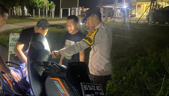 Polsek Penukal Abab Gelar Razia Terpadu Antisipasi Pekat dan 3C, 1 Unit R2 Diamankan