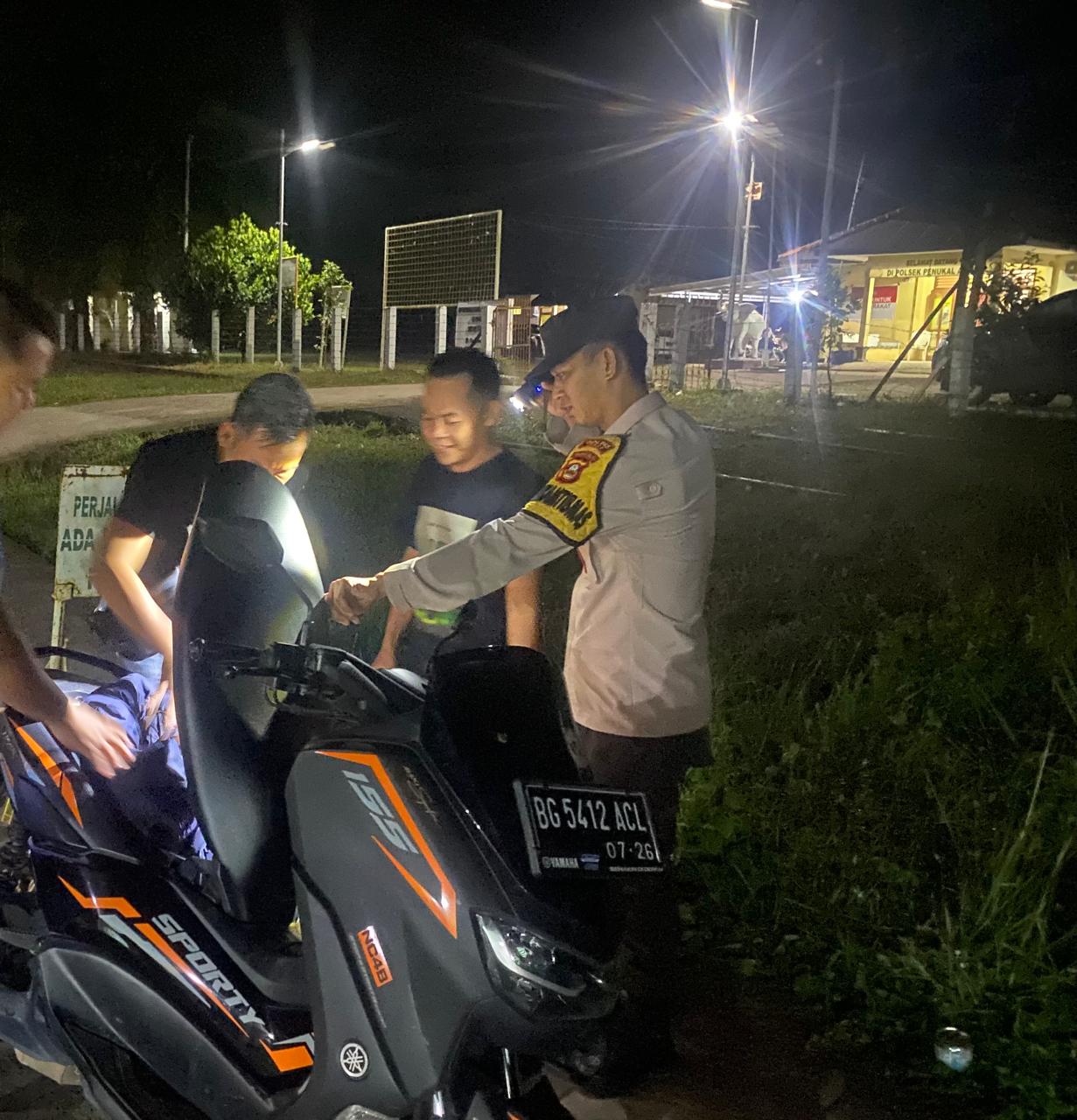 Polsek Penukal Abab Gelar Razia Terpadu Antisipasi Pekat dan 3C, 1 Unit R2 Diamankan