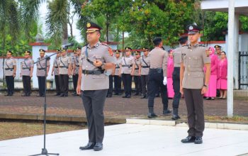 Peringati Hari Bhayangkara ke-79, Polres PALI Gelar Upacara Ziarah dan Tabur Bunga di Taman Makam Pahlawan