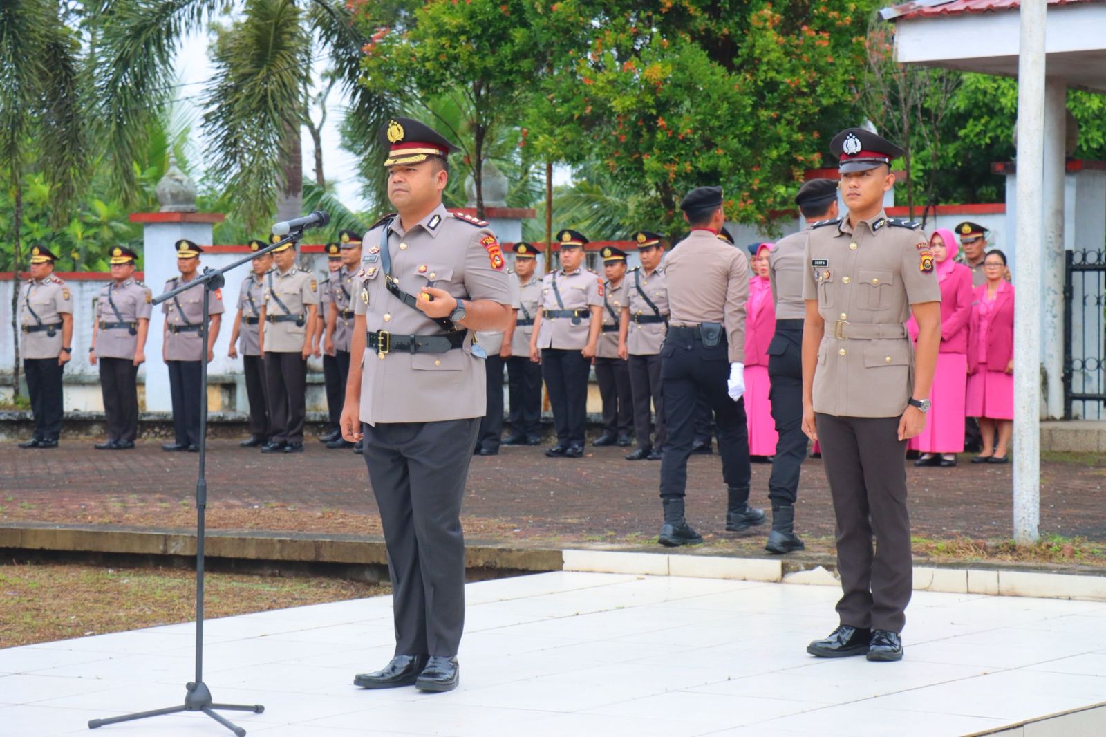 Peringati Hari Bhayangkara ke-79, Polres PALI Gelar Upacara Ziarah dan Tabur Bunga di Taman Makam Pahlawan