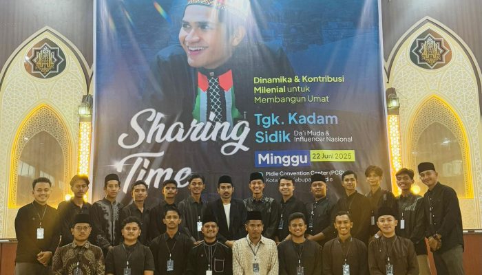 Milenial Pidie Antusias Ikuti Sharing Time FDM Bersama Tgk. Kadam Sidik