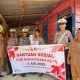 SATLANTAS POLRES PALI SALURKAN 50 PAKET SEMBAKO UNTUK WARGA DESA SIMPANG TAIS