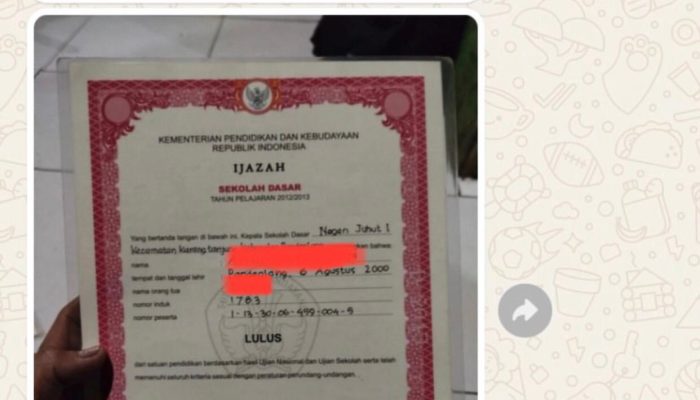Mahasiswa Soroti Praktik Jual Beli Ijazah Kesetaraan (Paket A B dan C), Diduga Dilakukan oleh PKBM MEDALSARI Pandeglang