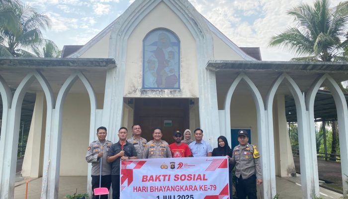 Polsek Talang Ubi Gelar Bakti Sosial di Tempat Ibadah, Wujud Nyata Kepedulian Polri Sambut Hari Bhayangkara ke-79