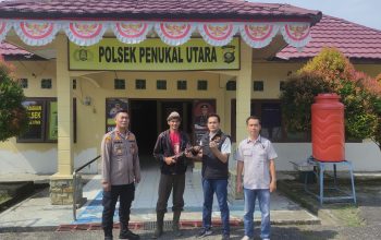 Warga Serahkan Senpi Rakitan, Polsek Penukal Utara Apresiasi Kesadaran Hukum Masyarakat