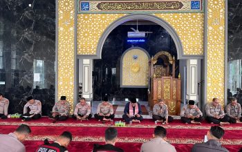Bangun Mental dan Spiritualitas Personel, Polres PALI Gelar Binrohtal Rutin di Masjid Asa’idiyah