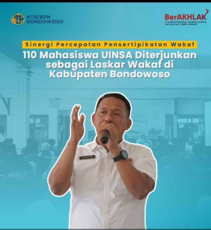 110 Mahasiswa UINSA Diterjunkan sebagai Laskar Wakaf di Bondowoso