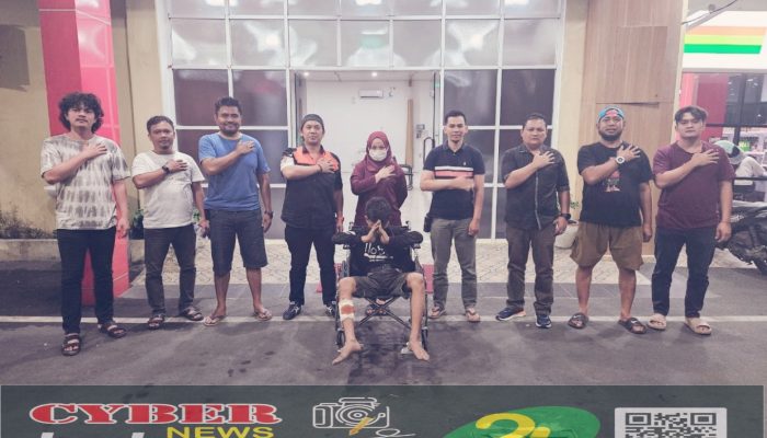 Boncengan Cari Target, Spd Motor Polisi Jadi Sasaran, Apes Kaki Kanan Di Tembak