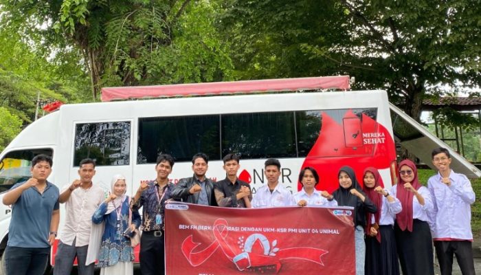 Peringati Hari Donor Darah Sedunia, BEM FH Unimal Gelar Aksi Kemanusiaan