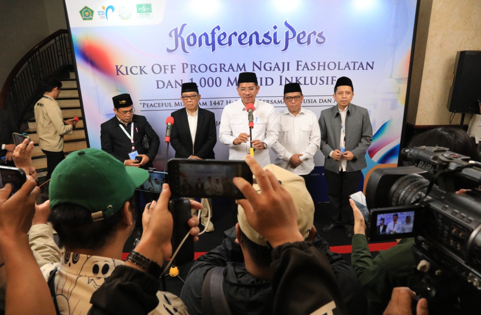 Kementrian Agama Luncurkan Program Ngaji Fasholatan dan 1.000 Masjid Ramah Penyandang Disabilitas dan Lansia