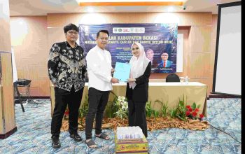 Diskominfosantik Semangati Kafilah Kabupaten Bekasi di Ajang MTQH ke-39 Jawa Barat