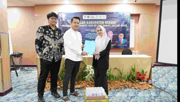 Diskominfosantik Semangati Kafilah Kabupaten Bekasi di Ajang MTQH ke-39 Jawa Barat
