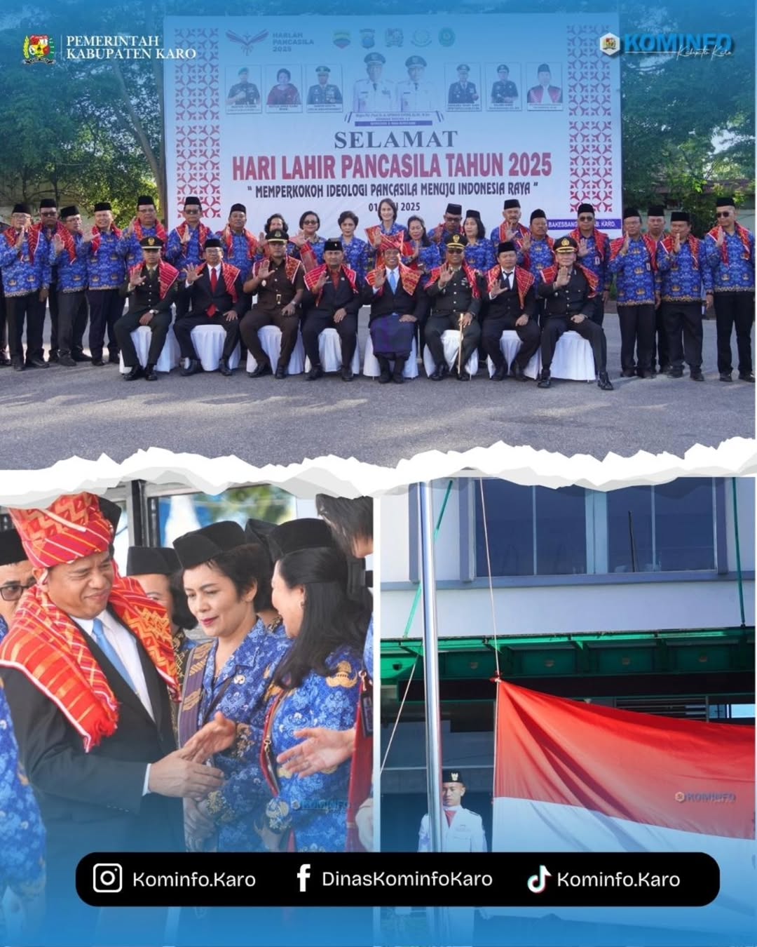 Bupati Karo Pimpin Upacara Hari Lahir Pancasila TA 2025 Bupati Karo Pimpin Upacara Hari Lahir Pancasila TA 2025
