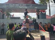Tuntut Selesaikan Tapal Batas Muba Muratara, Massa Garda Prabowo,Gempita dan IKSS Datangi Kantor Gubernur Sumsel