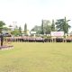 Hari Bhayangkara Ke-79, Polres Lampung Utara Gelar Upacara dan Syukuran Lampung Utara - Kepolisian Resor (Polres) Lampung Utara menggelar Upacara dan Syukuran dalam rangka memperingati Hari Bhayangkara ke-79 bertempat di Mapolres setempat, Selasa (01/7/25). Adapaun upacara dan syukuran Hari Bhayangkara Ke-79 Tahun 2025 turut dihadiri oleh Forkopimda Flus Kabupaten Lampung Utara, TNI, Intansi Terkait, Tokoh Masyarakat dan personel Polres Lampung Utara. Kapolres Lampung Utara AKBP Deddy Kurniawan, S.H., S.I.K., M.M., M.Si. mengatakan, dihari Bhayangkara ini kami mengharapkan khusunya kepada kita sendiri agar bisa intropeksi diri tentunya apa yang telah kita lakukan selama ini dalam rangka memberikan jaminan keamanan masyarakat Lampung Utara pasti nya belum sempurna masih banyak kekurangan maupun pelanggaran-pelanggaran ataupun penyimpangan yang dilakukan oleh anggota didalam memberikan pelayanan kepada masyarakat. "Momen ini merupakan momentum agar kita berbenah diri dan kita agar kedepannya selalu meningkatkan kinerja kita khususnya memberikan pelayanan kepada masyarakat," ujarnya. Lanjut Kapolres, dirinya meminta bagi seluruh personel di Hari Bhayangkara ini untuk terus meningkatkan kinerja dan profesionalisme dalam menjalankan tugas dan terus berbenah dan menjadi Polri yang presisi, prediktif, dan responsif dalam melayani masyarakat. “Terima kasih serta penghargaan yang setinggi-tingginya kepada seluruh personel Polri khususnya personel Polres Lampung Utara atas pengabdiannya dalam memberikan pelayanan terbaik kepada masyarakat," kata Kapolres. Kegiatan Upacara Peringatan Hari Bhayangkara Ke-79 Tahun 2025 juga di isi dengan pemberian penghargaan kepada personel, masyarakat dan Bazar murah. Setelah itu dilanjutkan dengan syukuran dengan pemotongan tumpeng oleh Kapolres dan Forkopimda.(*)