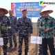 Pemkab Lampung Utara Dukung Program Ketahanan Pangan Nasional Melalui Pemanaman Kedelai 100 Hektar Bersama TNI AL Dan PT. KUAB