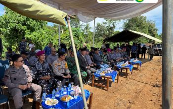 Dukung Program Ketahanan  Pangan, Kapolres  Lampung Utara  Hadiri Penanaman Kedelai Di Lahan TNI- AL