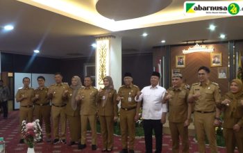 Bupati Dan Wakil Bupati Lampung Utara  Hadiri Rakor Bersama  Menteri ATR/ BPN  Dan Kepala Daerah Se – Lampung