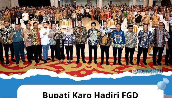 Bupati Karo Mengikuti FGD 5 Hari Sekolah untuk SMA sederajat