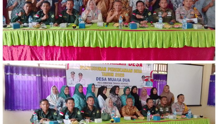 Pemerintah Desa Muara Dua Menggelar Musyawarah Desa Dalam Rangka Penyusunan Perencanaan Desa Tahun 2026