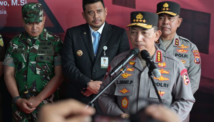 Gubernur Bobby Nasution Dampingi Kapolri Groundbreaking 29 Dapur Dukung MBG